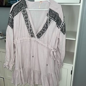 FREE PEOPLE Long Sleeve Mini Dress